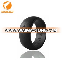 Medical Grade Logo Custom Silicone Rubber Finger Wedding Rings