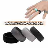 Fashion promotional customized silicone wedding ring women