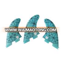 Shenzhen New Surf Fins FCS 2 Fins Fiberglass Honeycomb Surfboard Fin