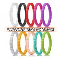 On sale silicone wedding ring silicone wedding band for women 10-pack