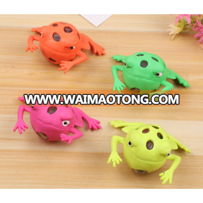 6cm creative squeeze frog/spider ball stress relief toys