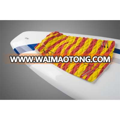 red-yellow EVA surfing board grip for surfingboard