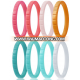 Fashionable design silicone wedding ring for women